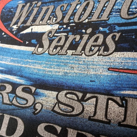 Vtg NASCAR Winston Cup Series Stars Stripes Speed Tour 2003 Large T Shirt Race - Picture 8 of 13